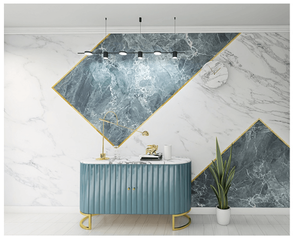 Nordic Light Luxury Grey Marble Wallpaper Abstract Marble Peel and Stick Wall Mural Self Adhesive Wallpaper Living Room Bedroom Wallpaper
