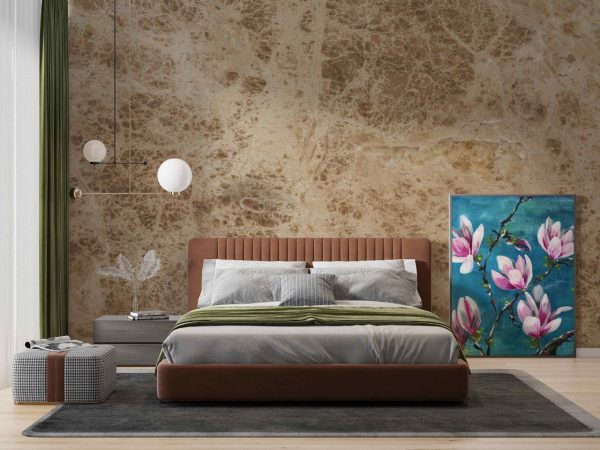 Brown Marble Texture Wallpaper Peel and Stick Wall Mural Self Adhesive Wallpaper Living Room Bedroom Creative Art Wall Covering - Image 2