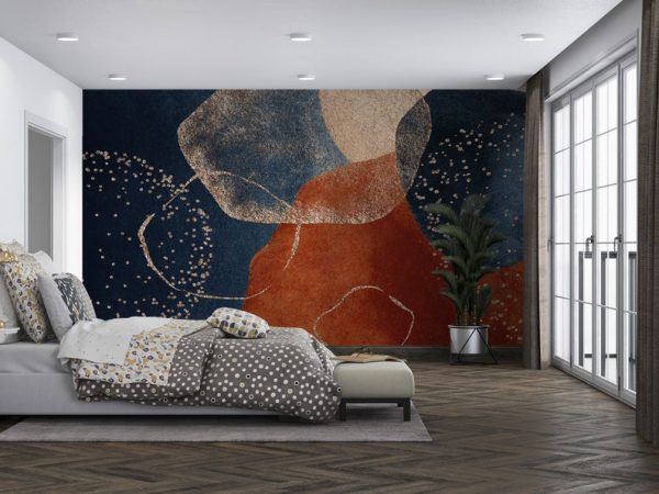 Modern Nordic Abstract Art Wallpaper Peel and Stick Wallpaper Self Adhesive Wallpaper Living Room Bedroom Creative Abstract Wallpaper - Image 5