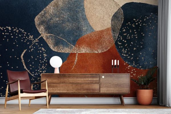Modern Nordic Abstract Art Wallpaper Peel and Stick Wallpaper Self Adhesive Wallpaper Living Room Bedroom Creative Abstract Wallpaper - Image 7