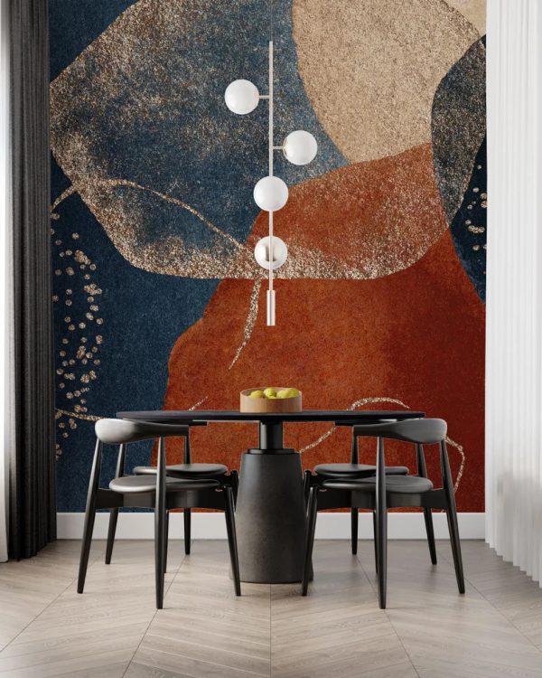 Modern Nordic Abstract Art Wallpaper Peel and Stick Wallpaper Self Adhesive Wallpaper Living Room Bedroom Creative Abstract Wallpaper - Image 8