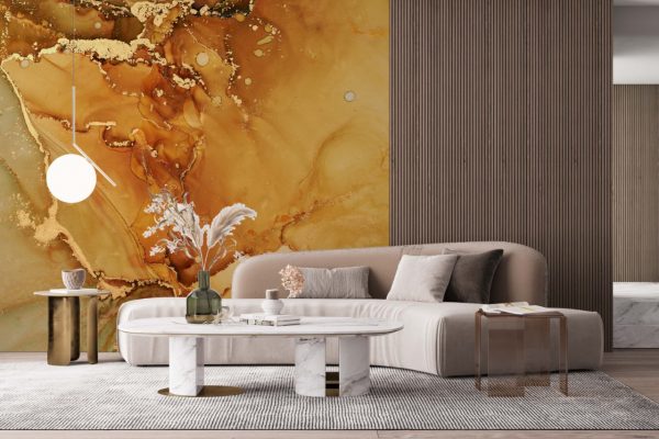 Marble Wallpaper Luxury Golden Abstract Marble Wallpaper Peel and Stick Wallpaper Self Adhesive Wallpaper Living Room Bedroom Wall Mural - Image 4