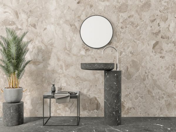 Stone Grey Marble Wallpaper Peel and Stick Wallpaper Self Adhesive Wallpaper Living Room Bedroom Creative Abstract Wallpaper Glossy - Image 7