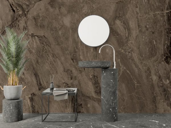 Dark Brown Marble Texture Wallpaper Peel and Stick Wallpaper Self Adhesive Wallpaper Living Room Bedroom Wall Sticker Custom wallpaper - Image 6